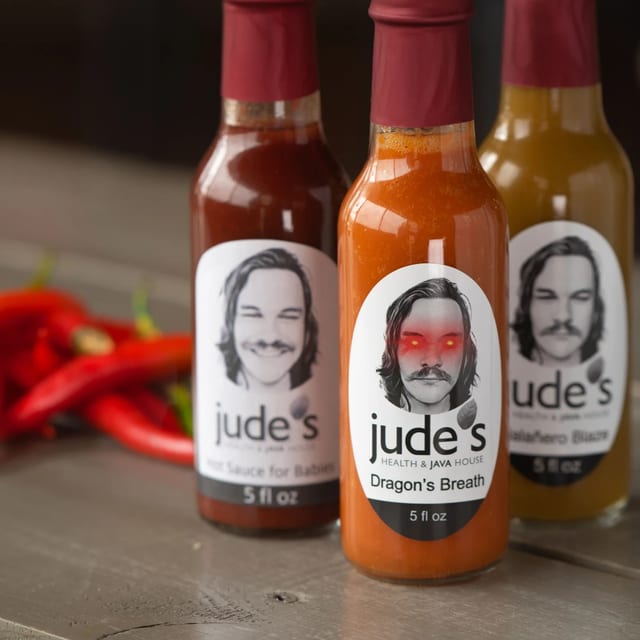 Jude's Hot Sauce.