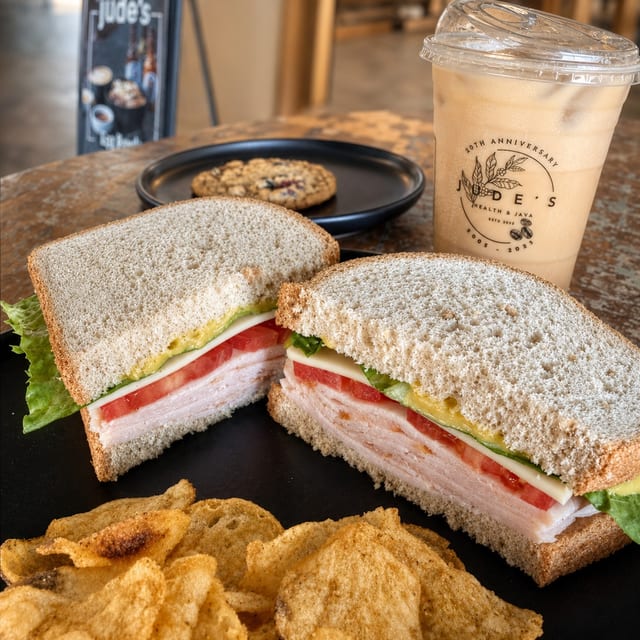 Shaved Turkey Sandwich.