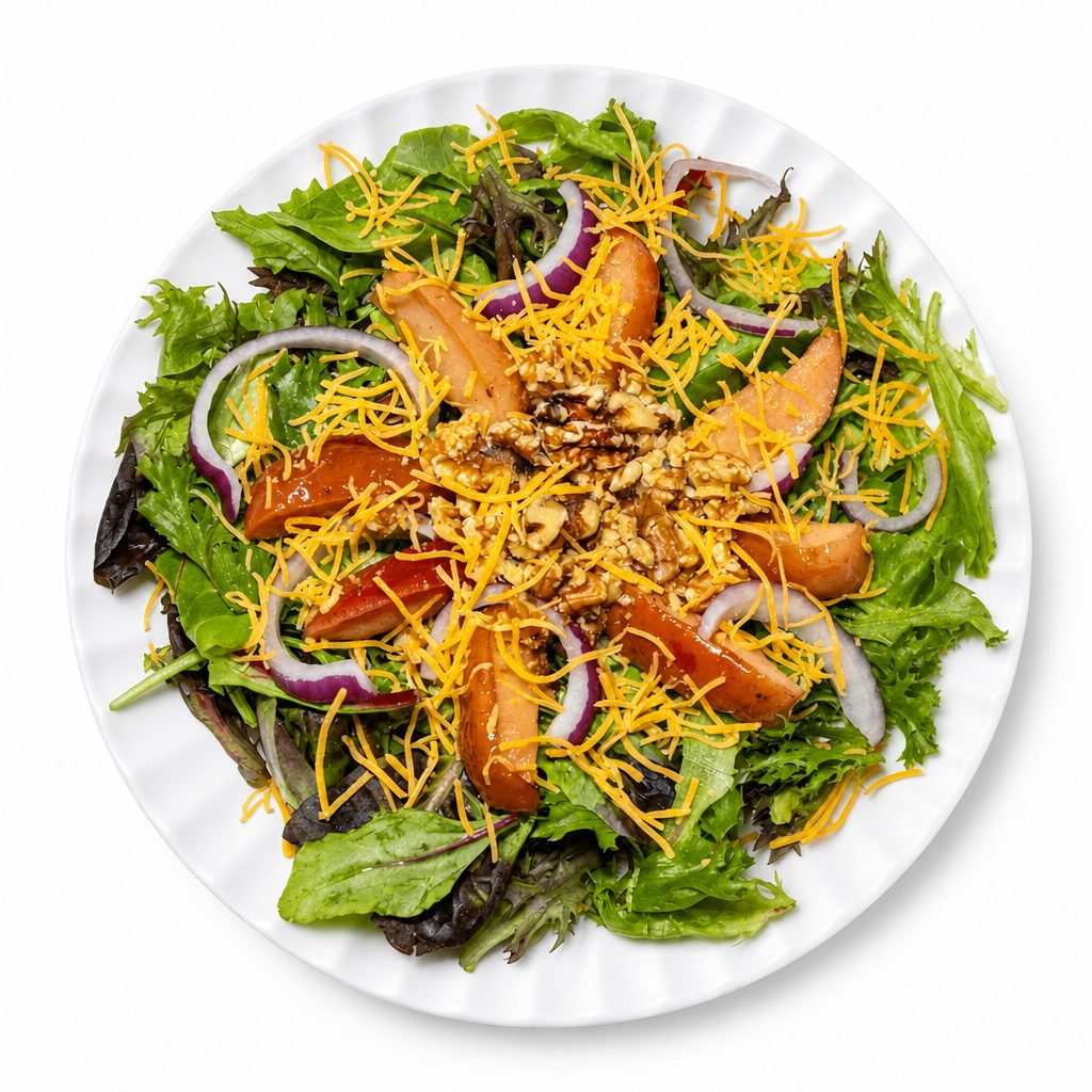 Baked Apple Walnut Salad.