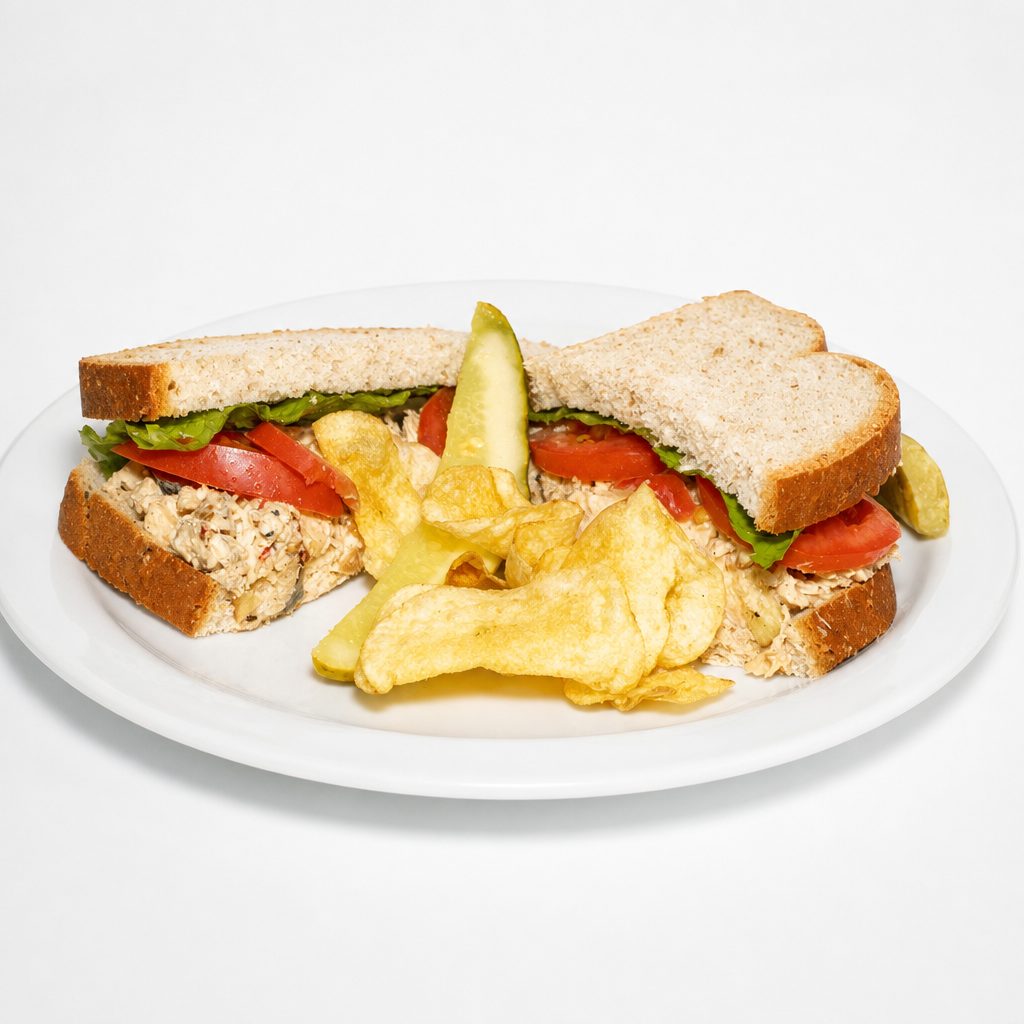 Smoked Chicken Salad Sandwich.