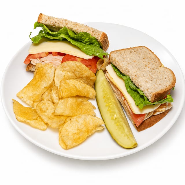 Shaved Turkey Sandwich.