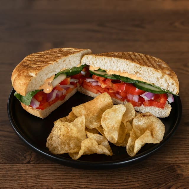 Veggie Delight Sandwich.